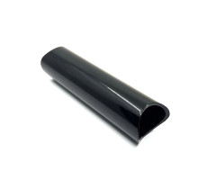 Krycí profil závitové tyče pro boční kotvení sloupku 40mm Black